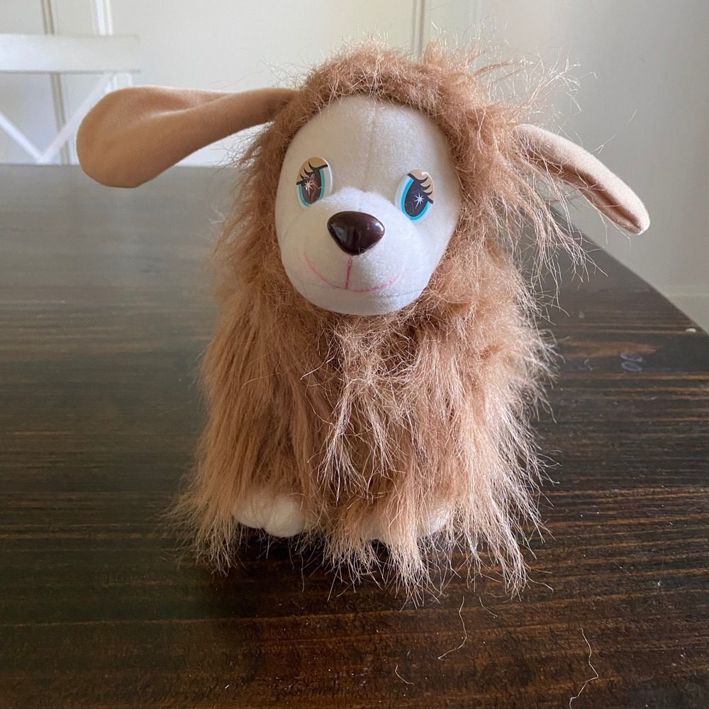 Vintage Bow Wow Boutique Figaro‎ Brown Puppy Dog Plush Galoob Toy Stuffed Animal